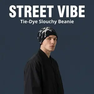 3 different thin beanie hats, knitted headwrap hats that are versatile and make the face look smaller, cold weather hats, niche and versatile personalized headwrap hats
