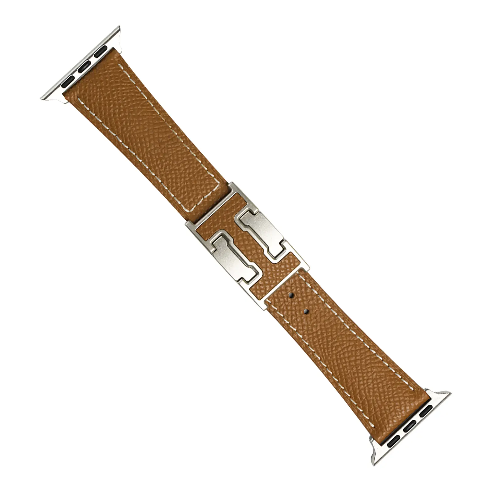 Brown Band+Silver Buckle