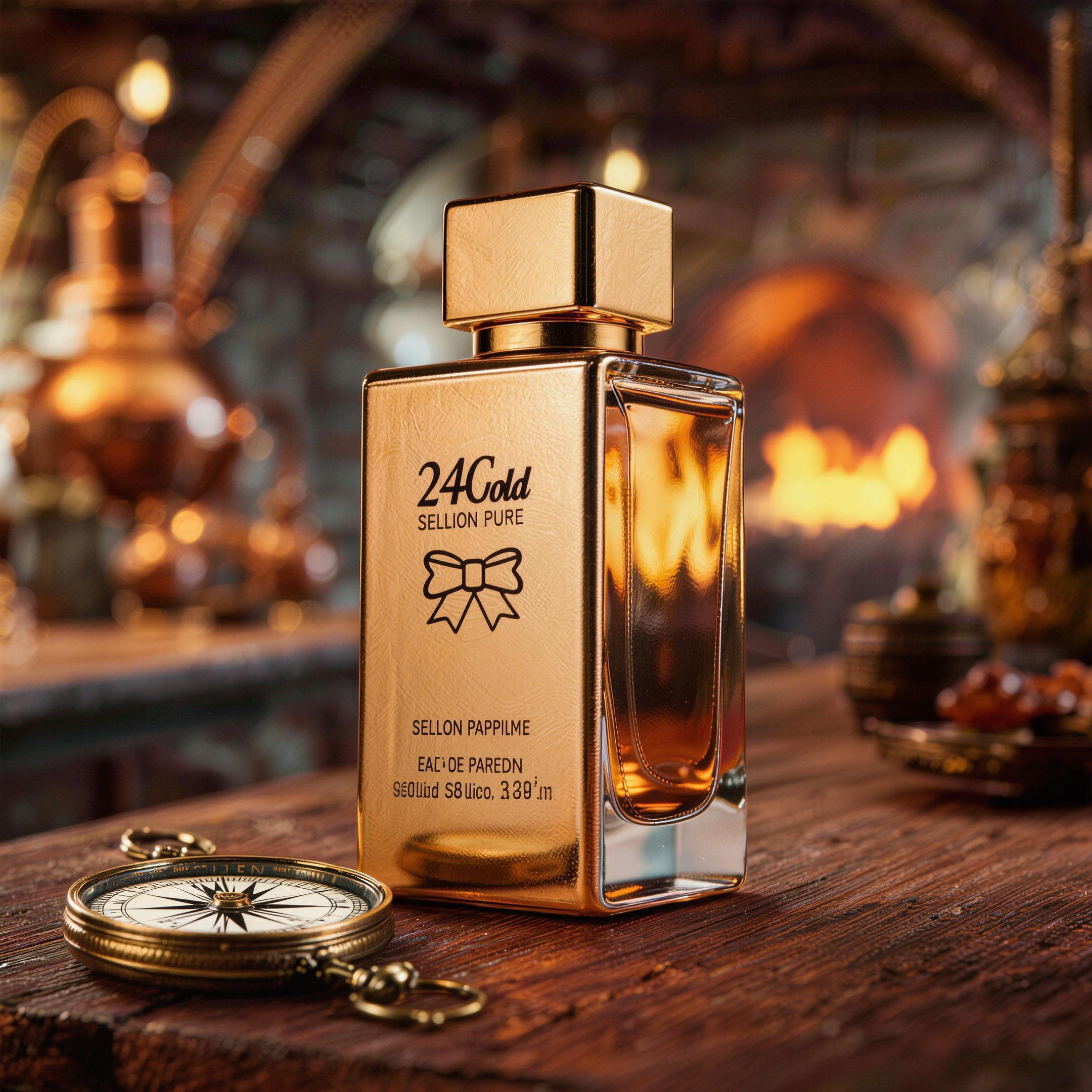 Amber Vanilla Perfume - Warm Woody & Citrus Fragrance, Eau de Parfum for Daily Use, 100ML Bottle