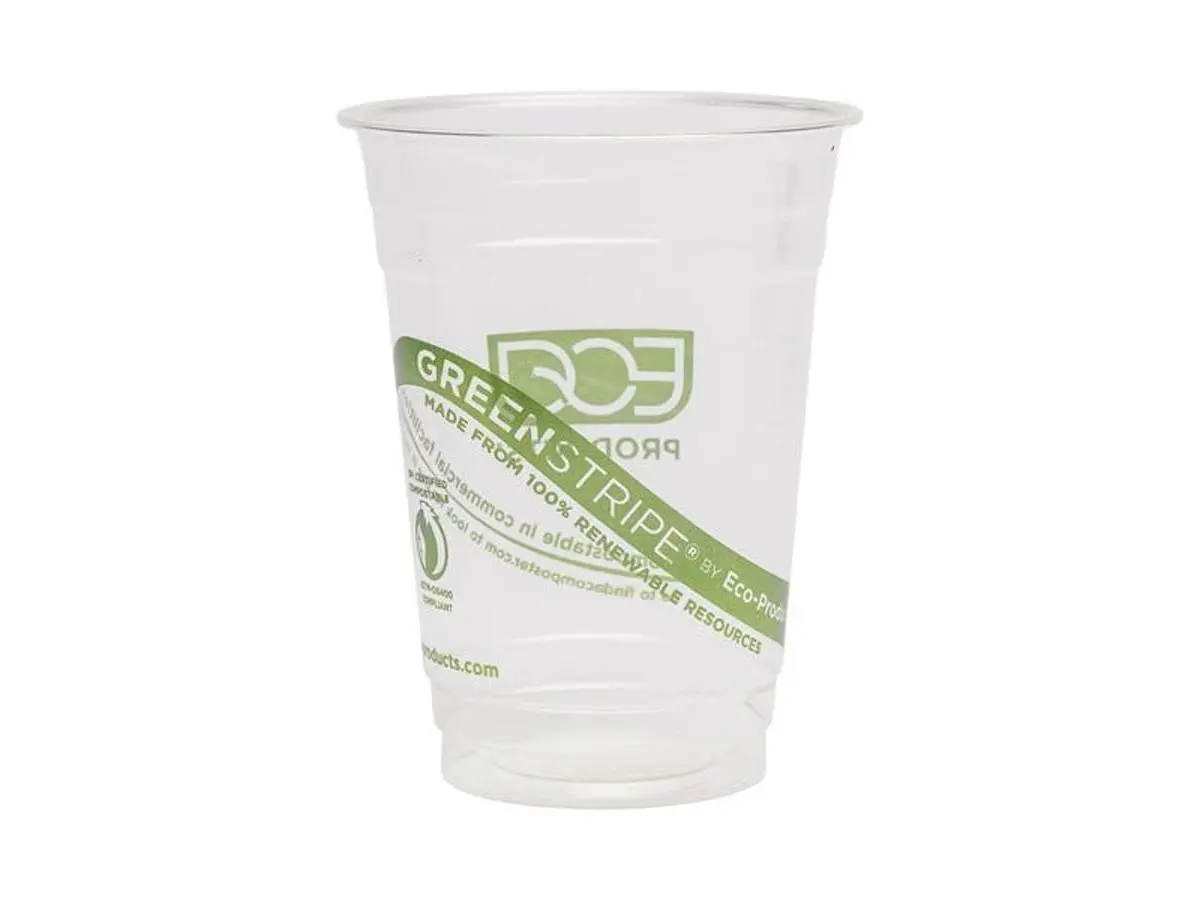 Eco-Products EPCC16GSPKCT 16 oz. GreenStripe Cold Cup