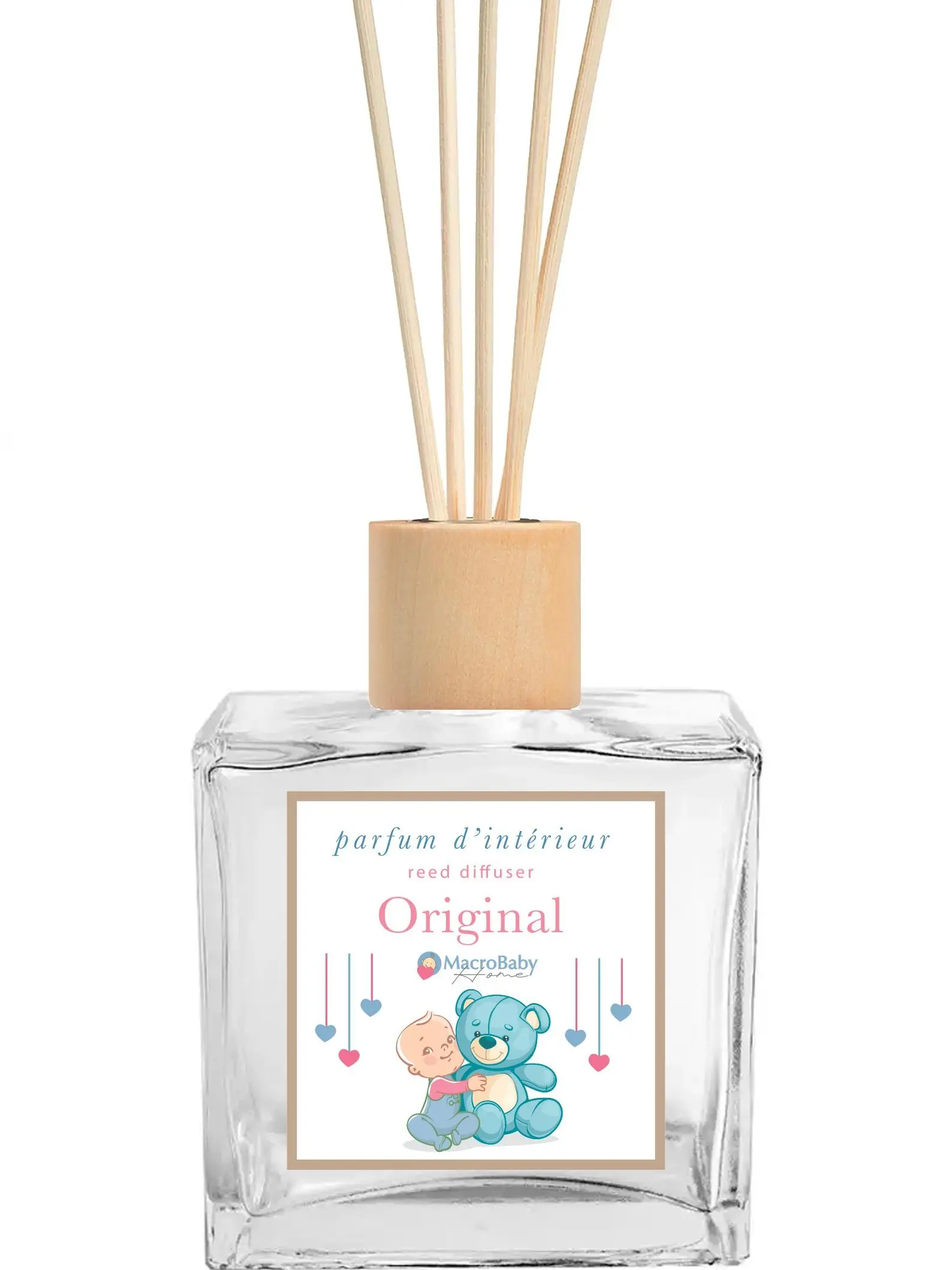 Macrobaby - Air Fresheners Reed Diffuser Bottle | Room Scented Fragrance | Baby Powder Aroma, Scent