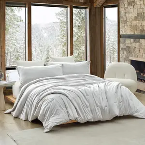 Satin Summer - Coma Inducer Oversized Comforter Set - Whispy Gray Clouds