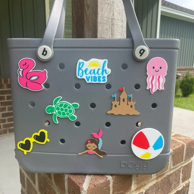 Beach Summer Bogg Bag Charms