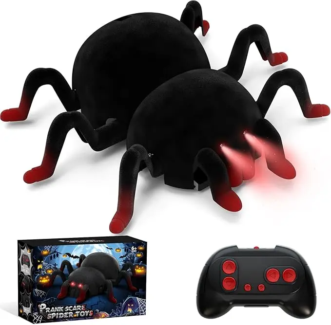 Wall Climbing Spider,Prank Scare Remote Control Spider,Wall climbing toy,Wall climbing cat toys,Halloween Gifts,April Fool's Day Gift
