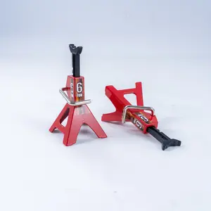 1:10 RC car, truck, climbing car, speed car jack, compatible (color randomly shipped),toy gifts，Adjustable simulation jack, building block toy, metal jack toy