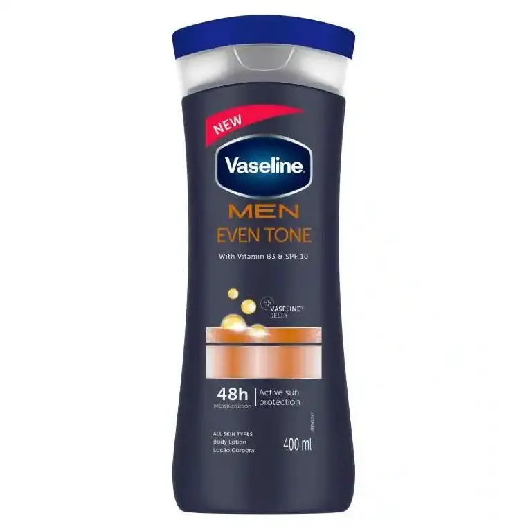 Vaseline Men Even Tone Vitamin B3 & SPF 10 Lotion, 400ml