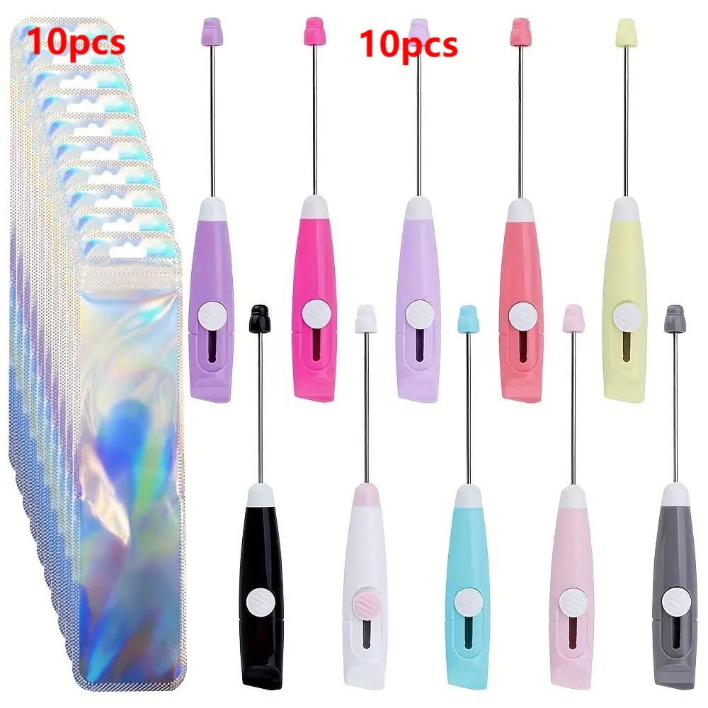 10-Set Mini Beadable Art Paper Cutters with 10 Gift Bags - Small, Portable, Cute DIY Office Cutting Tool for Adults, Artists, Art Lovers & Crafters - Ideal for Envelope Opening, Detail Work, 20 Pcs