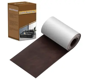 ONine Leather Repair Patch，Leather Repair Tape, 3 x 60 inches Leather Repair Patch for Furniture,Vinyl Repair Kit，Leather Couch Patch，for Sofas, Furniture, Car Seats, Office Chairs(Dark Brown)