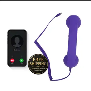 Phone Receiver with Speaker and Microphone for Cell Mobile