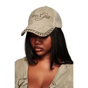 ISSHA TERRY HAT - STONE