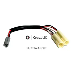 Yamaha OEM Turn Signal Y-Splitter Connectors, 3-Wire (pair), Type 1