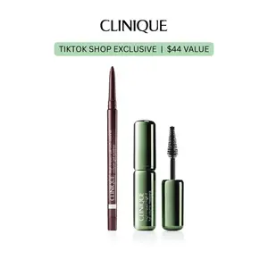 Clinique Lash + Eyeliner Duo -  High Impact Gel Tech Eyeliner Black Honey + High-Fi Mascara Mini Intense Black