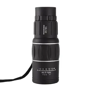 Single Telescope 16x52 High Magnification HD Fmc Lens Phone Scope Night Vision Micro Light Camping Hiking Concert Outdoor Bird Watching