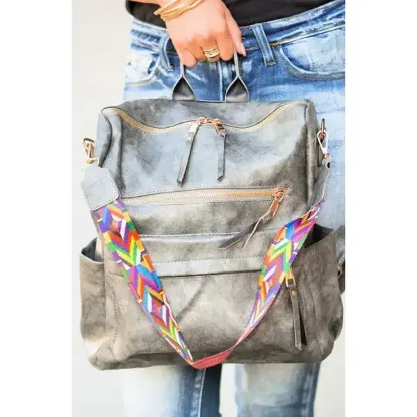 Convertible Guitar Strap Backpack Purse Handbag