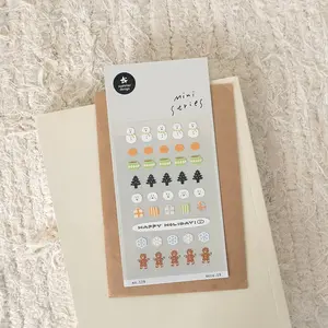 Happy Holiday Mini Deco Stickers | Christmas and Winter Icons (Suatelier)