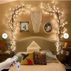 72/96/144 LED bulbs, rattan lights, USB power supply, with timing remote control, suitable for Valentine's Day, bedroom, living room, party, wedding, birthday decoration, TV cabinet decoration,