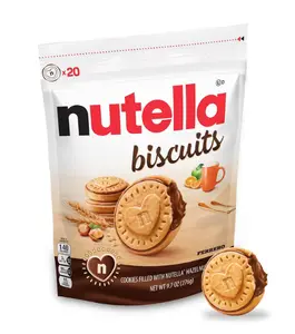Nutella Biscuits Cookies Filled with Nutella Hazelnut Spread, Sweet Snack Pack, 9.7 oz