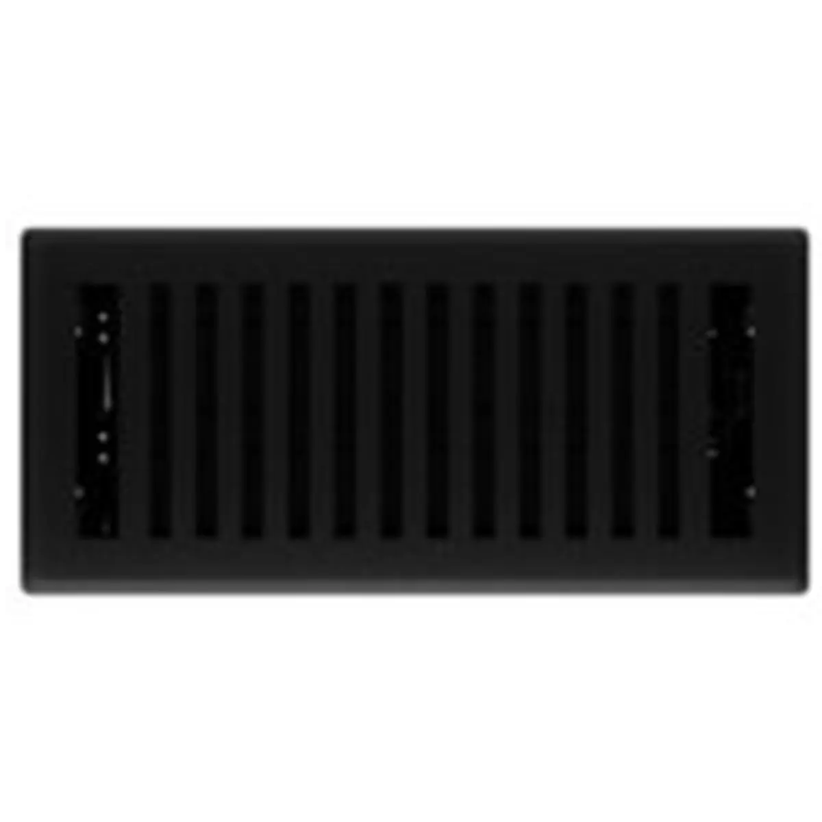Imperial Manufacturing 7860752 Black Iron Floor Register - Modern Household Metal, 4x10 in, 0.99 lbs, Floor Vent, Rectangular
