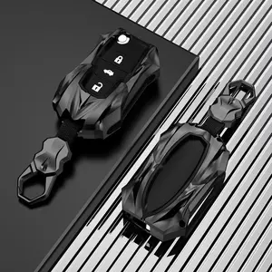 Zinc Alloy 3 Buttons Car Key Fob Cover for Hyundai i10 i20 ix20 i30 ix35 & Kia Ceed Soul Sportage Venga with Luminous Buttons