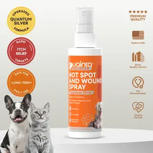 Itch Relief Spray –PUAINTA Vet Recommended Skin Soothing Quantum Silver Spray for Dogs & Cats, Helps Reduce Scratching & Hot Spot Discomfort, Gentle Daily Care, Natural Formula & Safe to Lick
