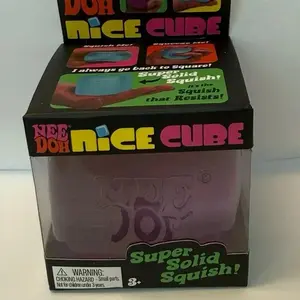 Needoh Nice Cube, Super Solid Squish Stress Relief Toy for Classic & Novelty Toy Enthusiasts