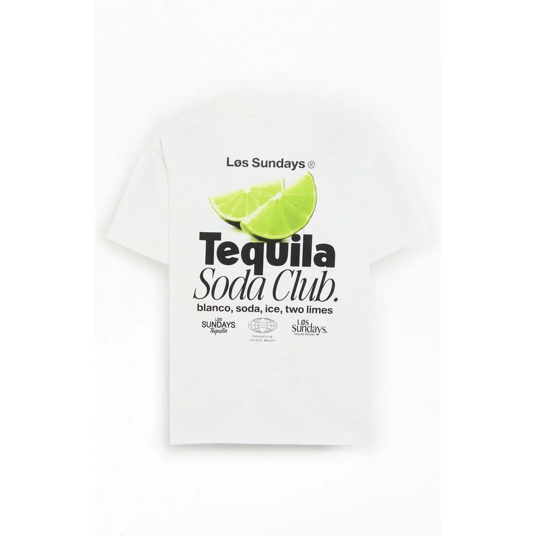 Los Sundays Men's The Tequila Soda Club T-Shirt - Multicolor Los Sundays Men's The Tequila Soda Club T-Shirt - Multicolor