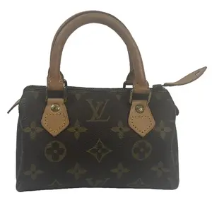 Pre-owned Louis Vuitton Canvas Mini Bags Vintage Mini Speedy HL Monogram 240