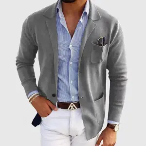 Men's 2025 New Fashion Casual Men's Suit Slim Fit Party Wedding Suit