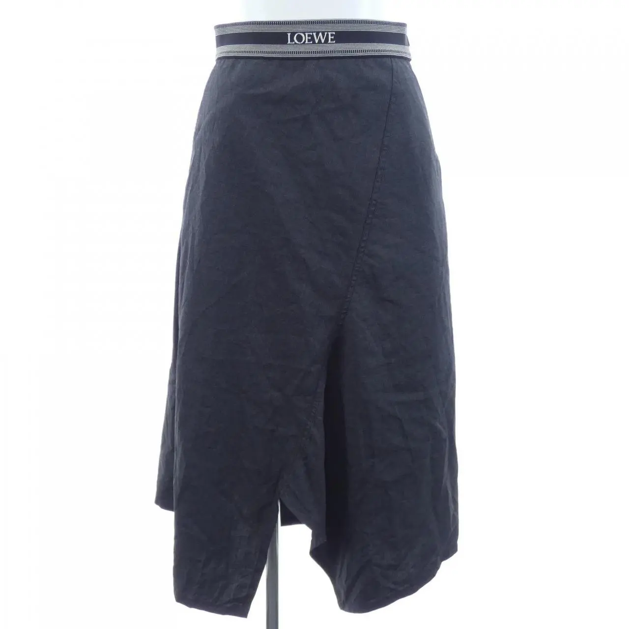Pre-owned Loewe Others Small Leather Goods Asymmetry Skirt