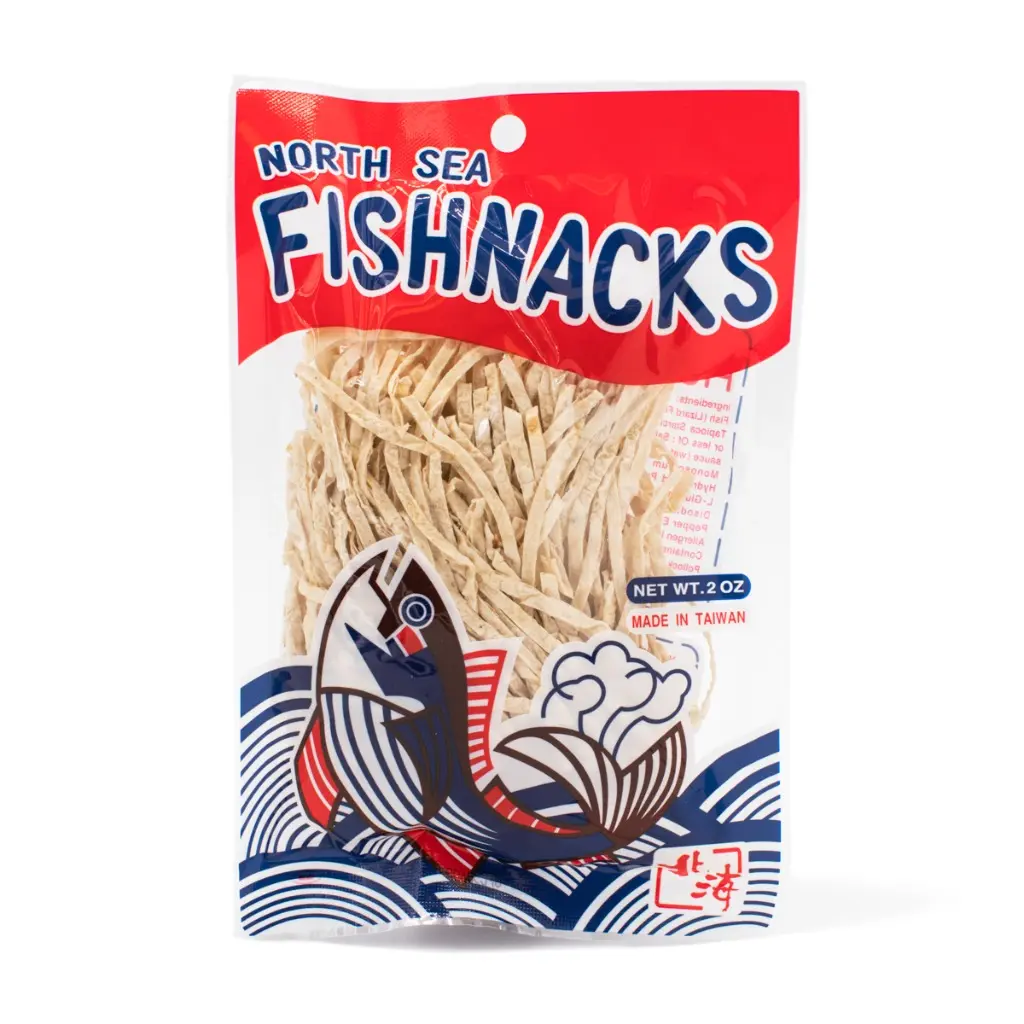 North Sea Fishnacks - Dried Fish Snack with Lizard Fish, Croaker and Alaskan Pollock North Sea Fishnacks - Dried Fish Snack with Lizard Fish, Croaker and Alaskan Pollock