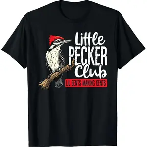 Little Pecker Club Lil Gents Making Dents T-Shirt Crewneck Menswear