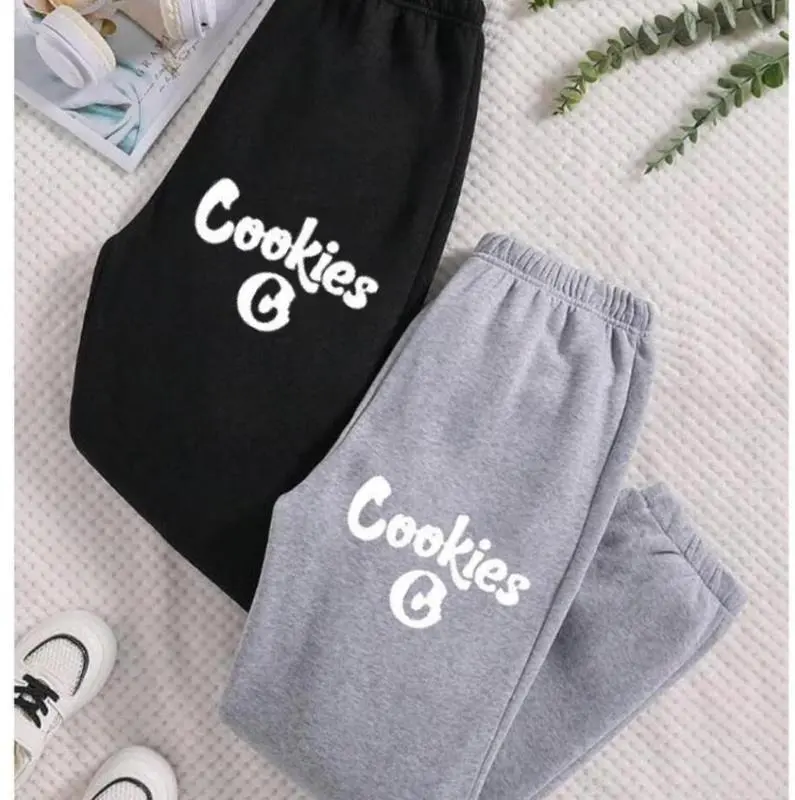 Trendy COOKIES Heavy Blend Unisex Sweatpants - Vintage Sport Graphic Design for Casual Wear - Machine Washable Cotton Blend Classic Fit - Trendy Top Sweatpants, Unisex Cotton Graphic Casual Sweatpants, Cotton Graphic Casual Sweatpants, Gift For Fan