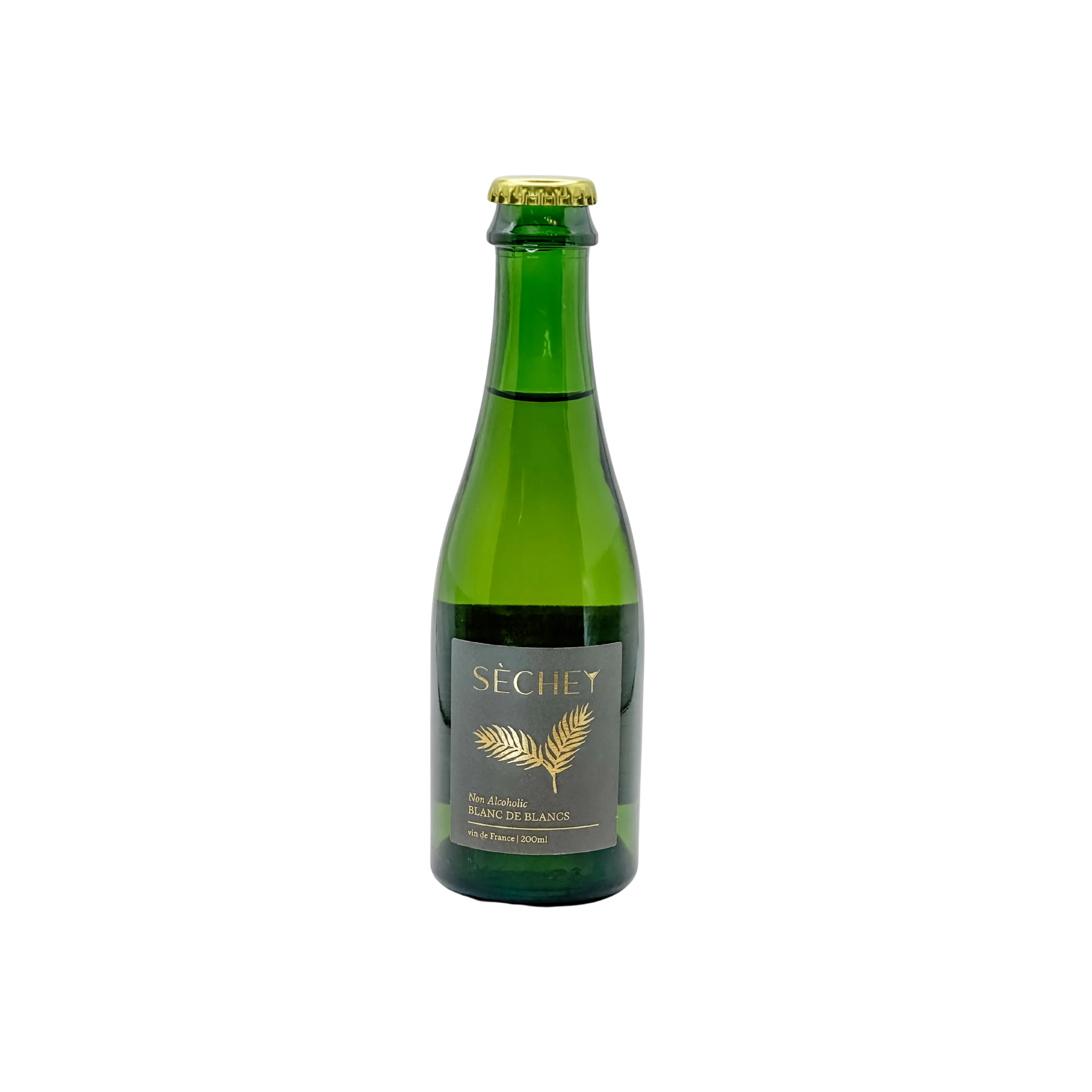 Sèchey Blanc de Blanc 200ml - Alcohol-Free Sparkling Sauvignon Blanc, Low Sugar, Refreshing & Crisp