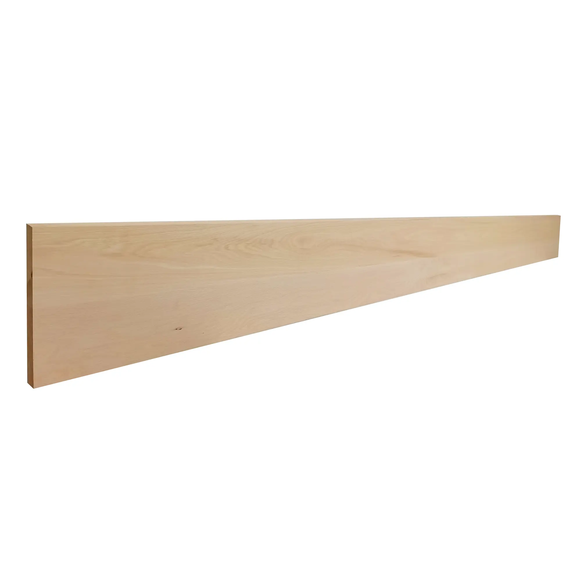 FixtureDisplays® Red Oak Solid Wood Panel, 0.79 X 11.89 X 10 Ft Edge Glued Hardwood Board for Furniture, Tabletop, Cabinet & Wall Panel 6111-1"X12"X10'OAK BOARD