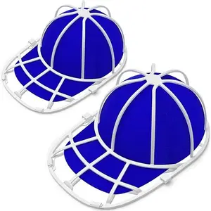 Plastic Baseball Cap Shaper Protector Baseball Caps Washer for Washing Machine or Dishwasher, Hat Washer Frame/Washing Cage, Hat Shapers/Cleaning Protector Racks, 1Sizes Fit for Adult and Child's Cap PP Material Hat Washing Cage ball Laundry Polypropylene