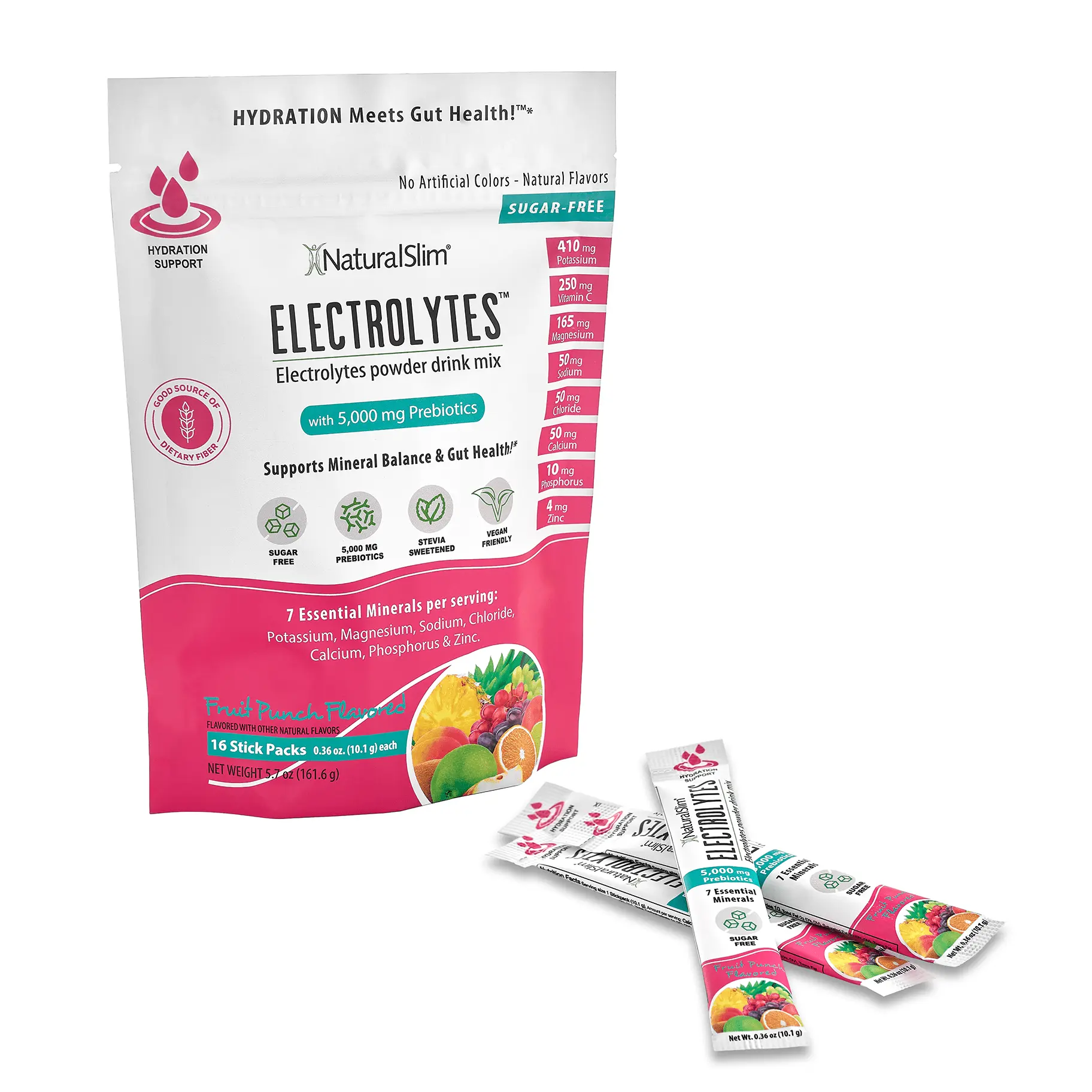 NaturalSlim Electrolytes™ Fruit Punch Healthcare Lemon