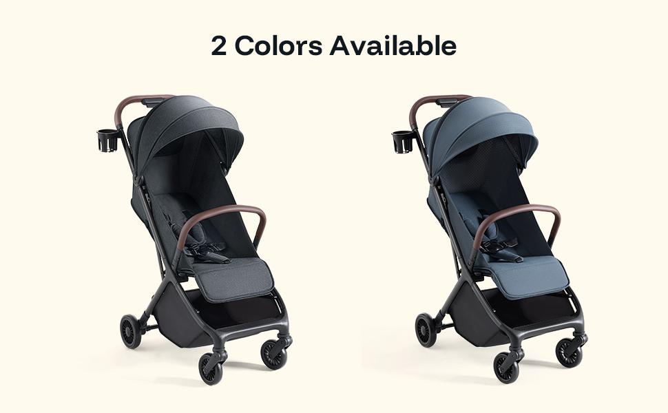 [sohochic]HARPPA Foldable Stroller for Toddlers - Portable, Compact, Travel-Friendly, with Canopy, 1-Hand Fold, Cup Holder, Multi-Position Recline, Large Storage Basket, Mesh Windows, for Outdoor Use , Folding Stroller, Portable Foldable Stroller