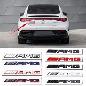 Mercedes-AMG Series 3D Letter & Number Emblem Stickers, High-Gloss Durable Material, Trunk Badge Decals & Emblems, Scratch & Waterproof Auto Decals, Exterior Upgrade Accessories, Visual Upgrade, Fit for AMG A45/C63/E63/S63/G63/GT50