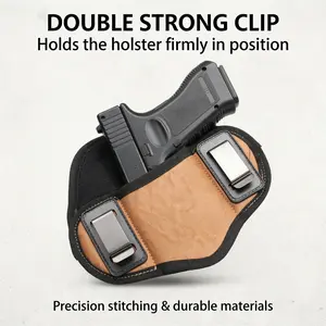 Tactical Concealed Carry Gun Holster Leather IWB Pistol Case Fit G 17 18C 19 22 43X M9 P226 M.&P S.hield XDs T.aurus P.T111