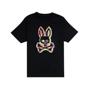Classic Rabbit Tee - Psycho Bunnyy Retro Vintage Men's T-Shirt, Perfect for Casual Style, Streetwear, and Unique Gifts, Gift for him for her