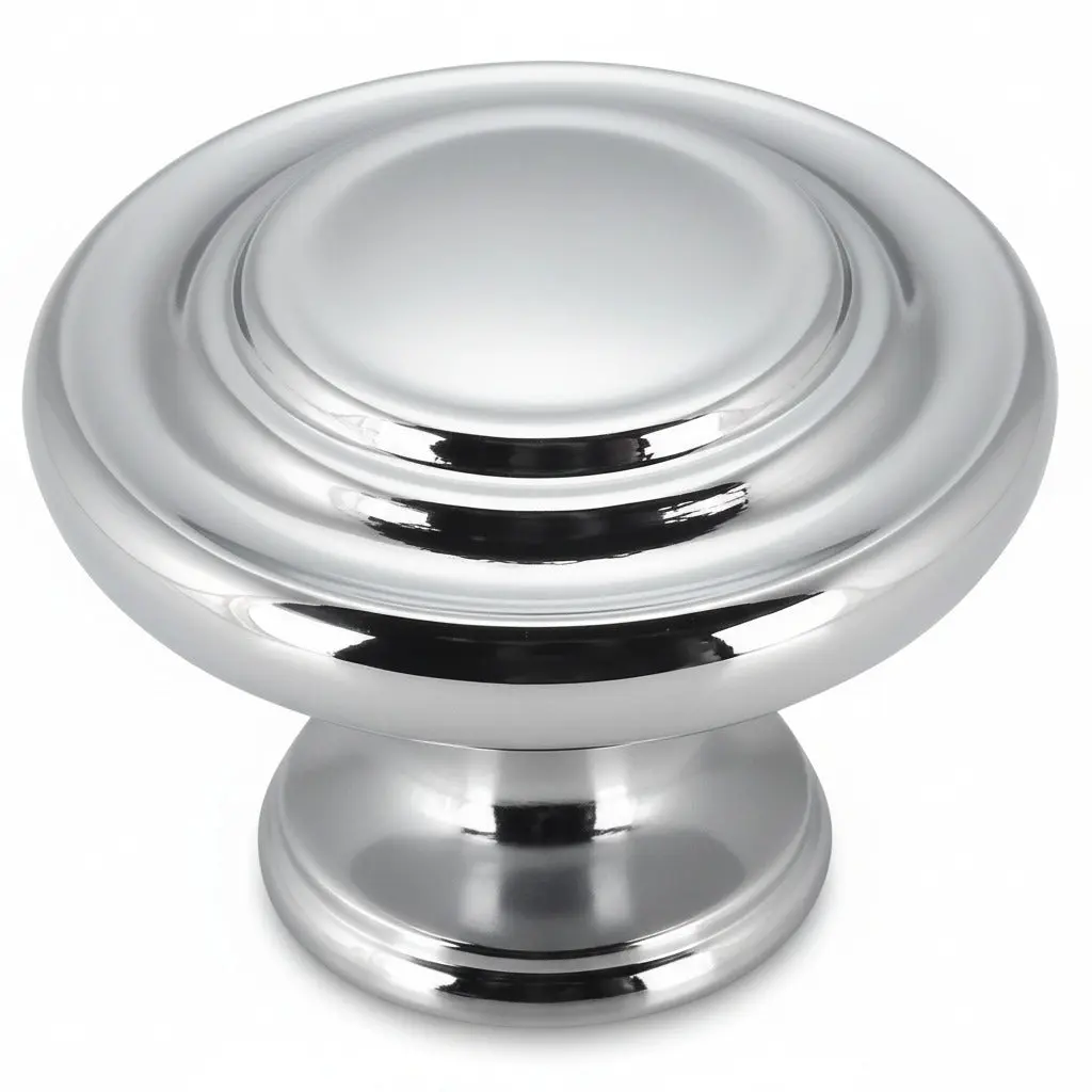 Cosmas 9971CH Polished Chrome 3 Ring Cabinet Knob