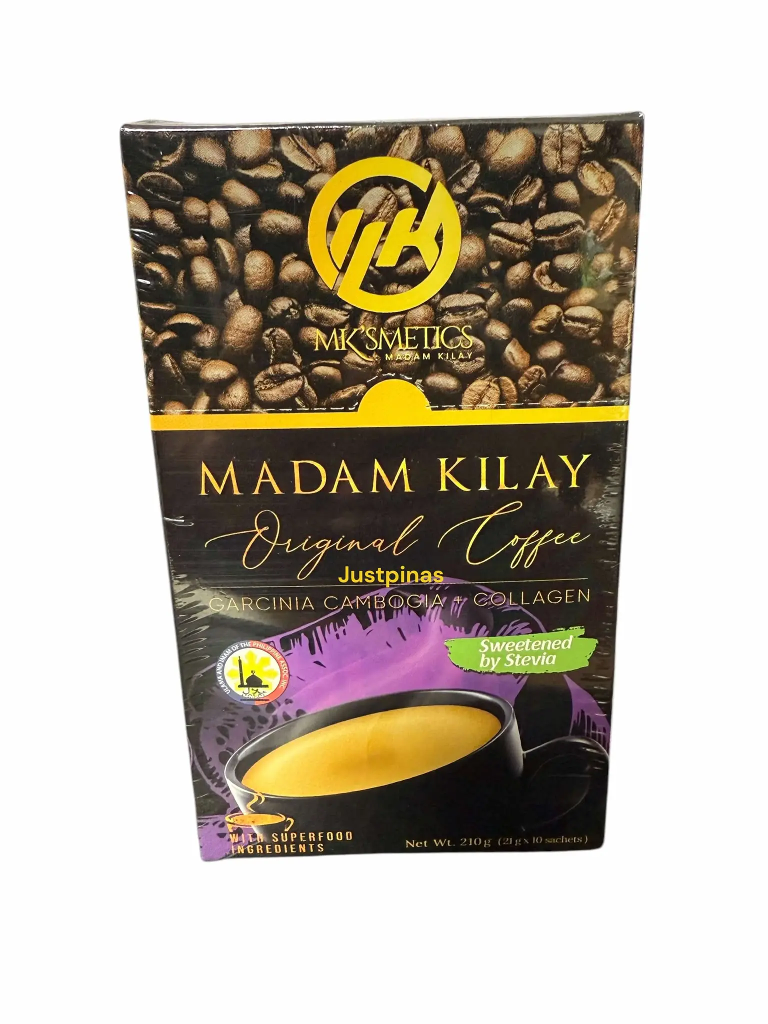 Madam Kilay Coffee Mix with Collagen, 10 Sachets