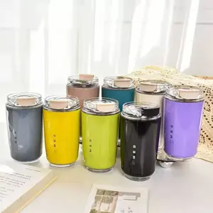 Coffee Cup 304 Stainless Steel Insulated Mug, Reusable Thermal Flask Tumbler, Multifunctional Hot & Cold Beverage Container, Durable Polypropylene Material, Insulated Thermos