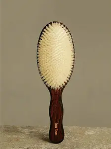 Bur Bur Mermaid Brush - Essential Brush with Ethically Sourced Bristles & Natural Rubber Cushion for Medium to Thick Hair
