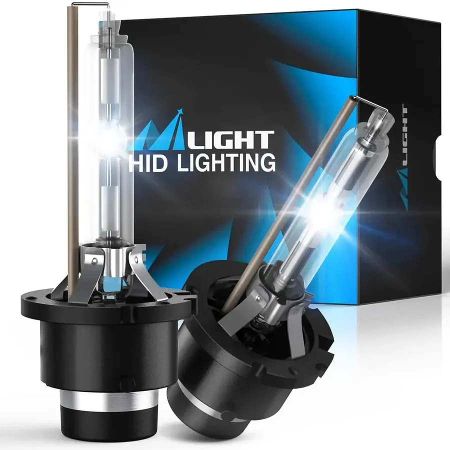 Nilight D2S 35W 6000K Diamond White Xenon HID Headlight Bulbs, Automotive Car Headlights Accessories