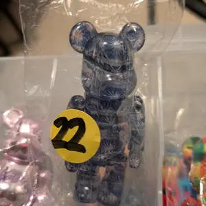 translucent blue Bearbrick