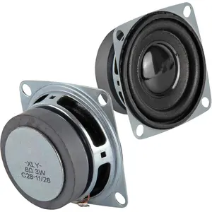 2PCS 2" 8Ohm 3W Full Range Audio Speaker Stereo Woofer Loudspeaker DIY Speaker Kit Complicable with Arduino