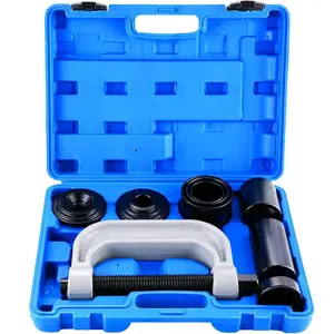 Ball Joint  Kit | Ball Joint Press & U Joint Removal Kit Heavy Duty Ball Joint Press Fits  2WD and 4WD  Light  10 count Ball Joint Service Tool Bushing Press Kit (Blue)