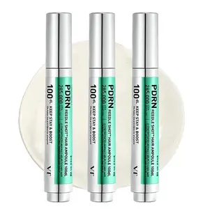 Viral PDRN Reedle Shot Hair & Scalp Ampoule Bundle | Korean Microneedling Reedle Shot Hair Growth Serum | Fuller-Looking Hair, Hair Thickening, Dry Flaky Scalp & Root Care | Hair Fall Control & Growth &