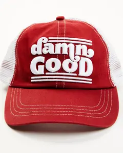 Damn Good Embroidered Mesh-Back Ball Cap